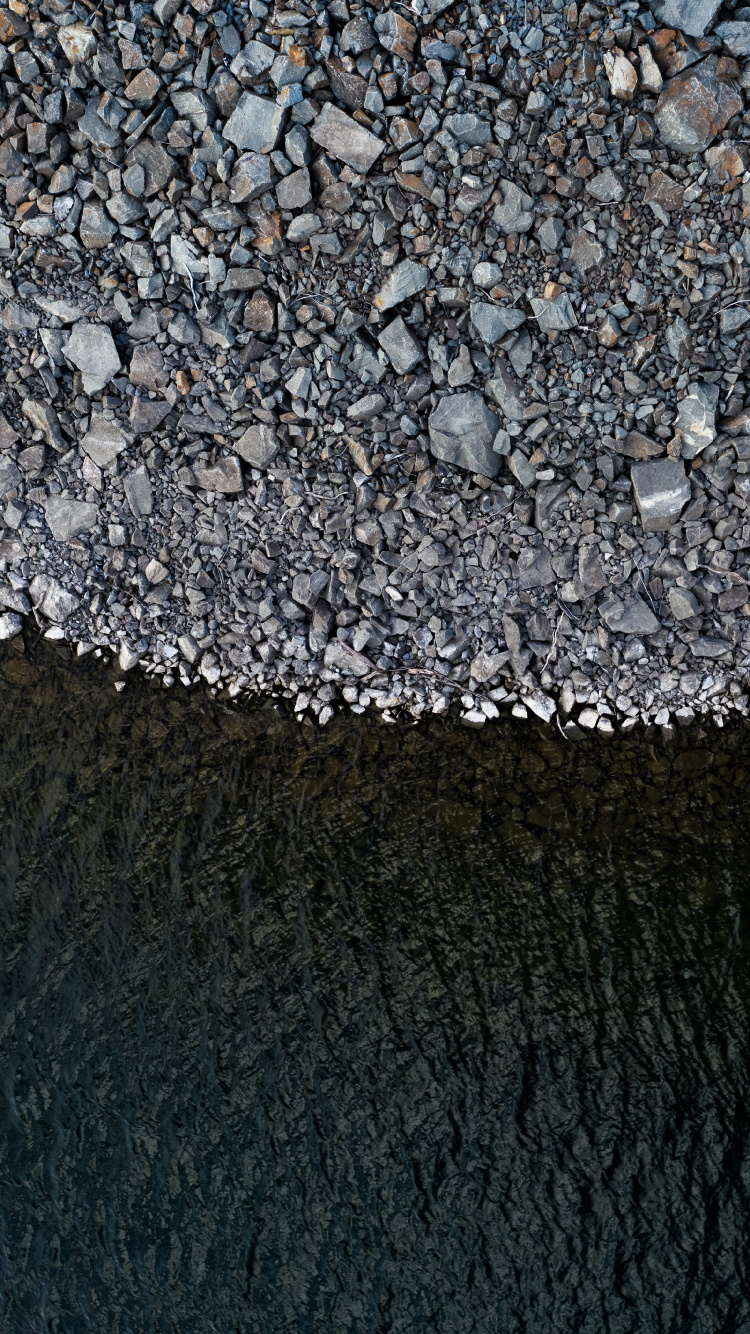 Water, Road Surface, Asphalt, Metal, Gravel. Wallpaper in 750x1334 Resolution