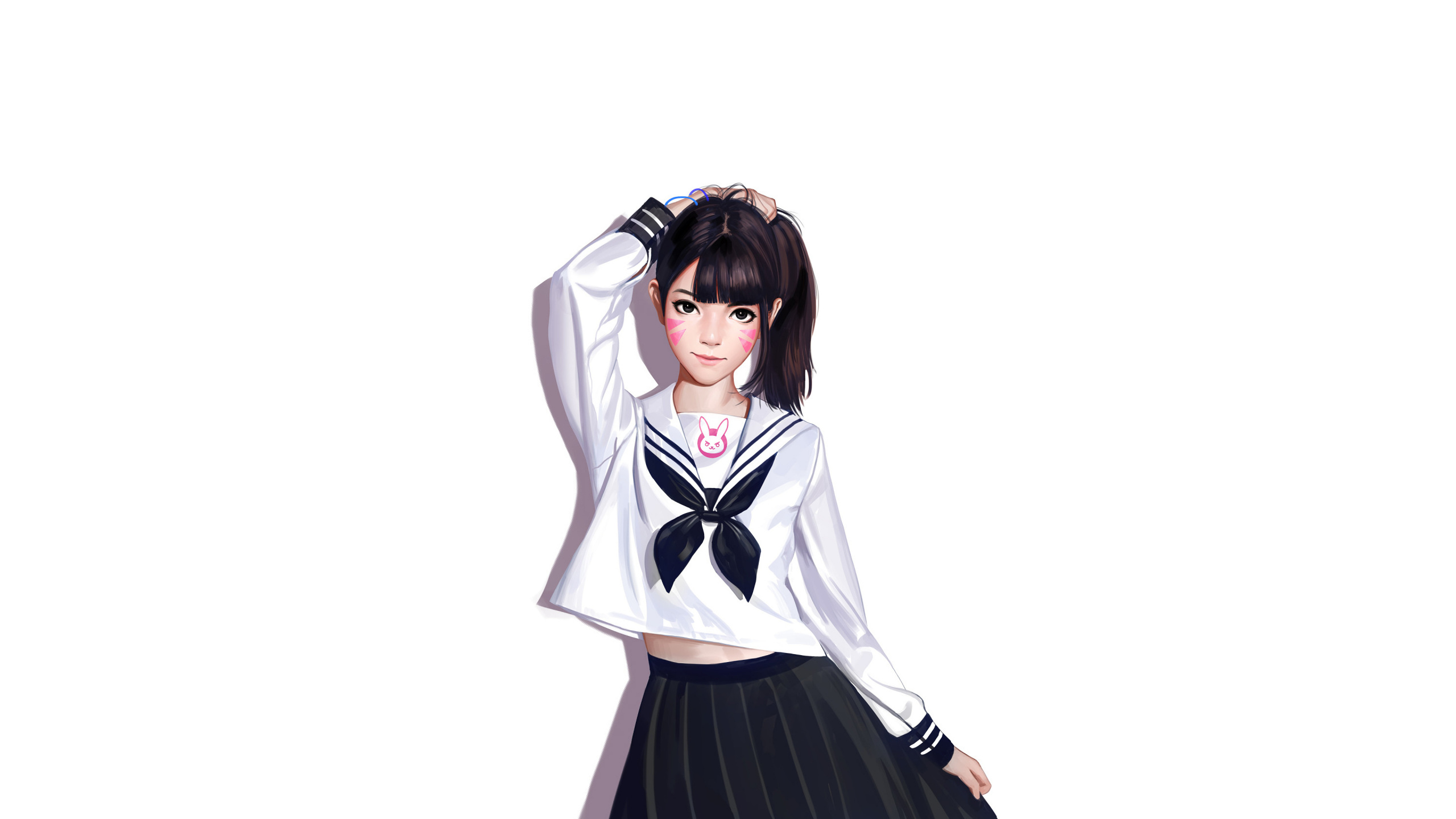 掩护, 头发, 发型, 姬切, 卡通 壁纸 2560x1440 允许