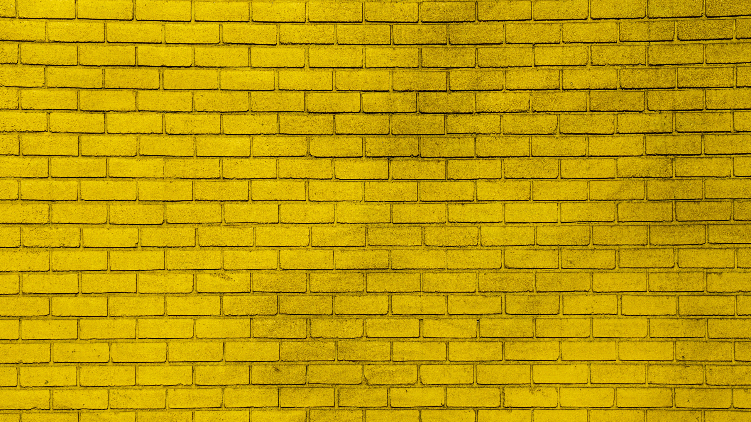 Pared de Ladrillo Amarillo y Negro. Wallpaper in 2560x1440 Resolution