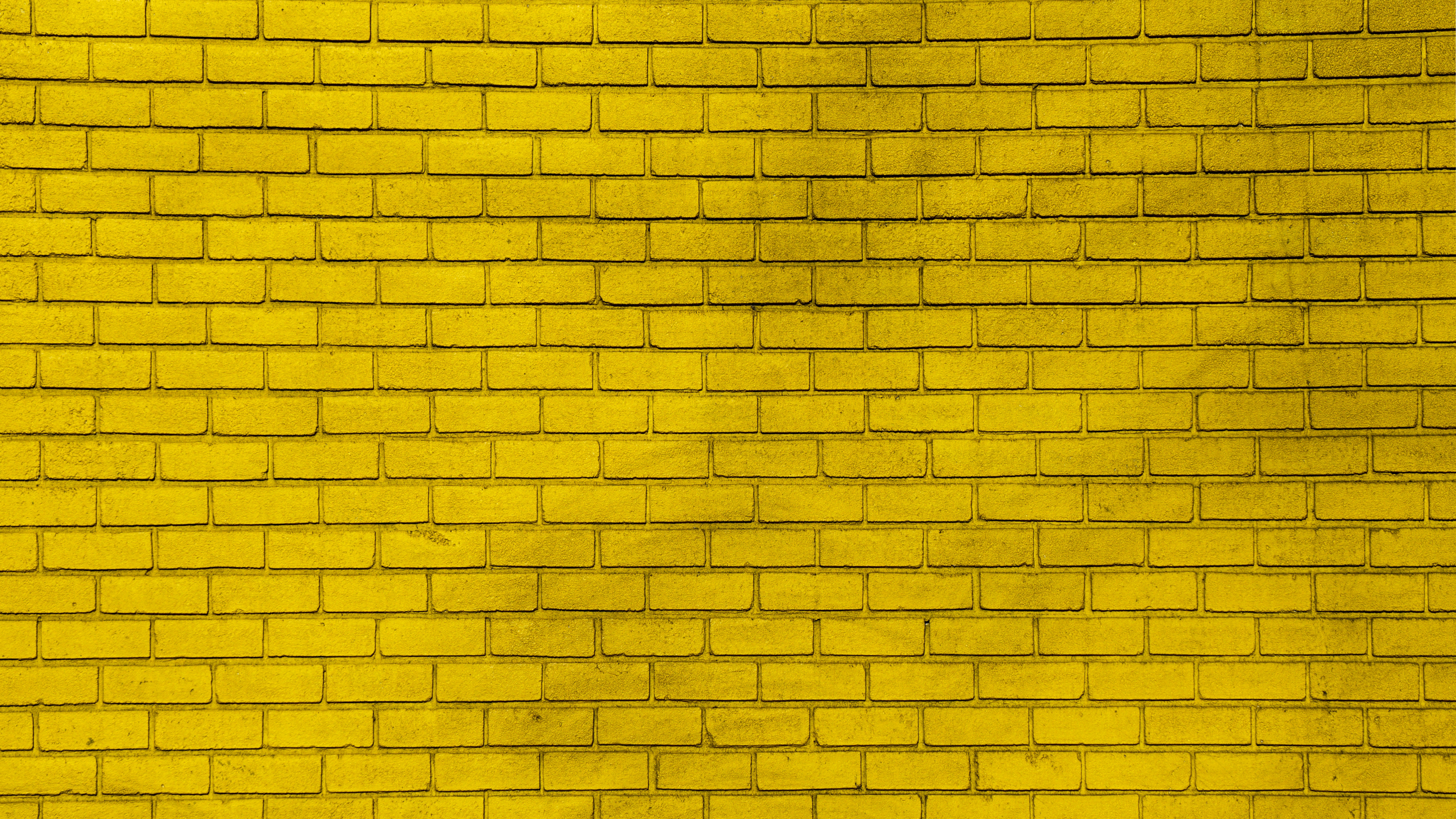 Yellow and Black Brick Wall. Wallpaper in 3840x2160 Resolution