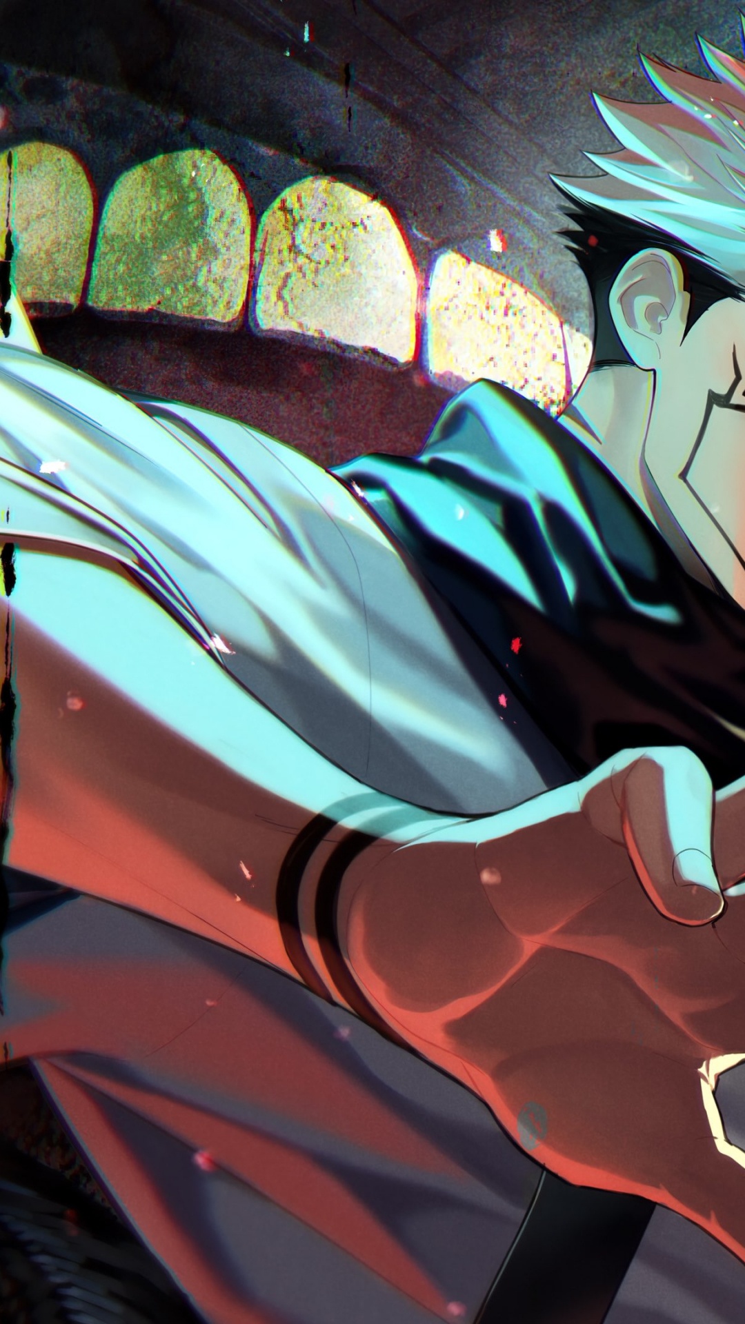 L'anime, Yuji Itadori, Ryomen Ses Pieds, Jujutsu Kaisen, Cartoon. Wallpaper in 1080x1920 Resolution