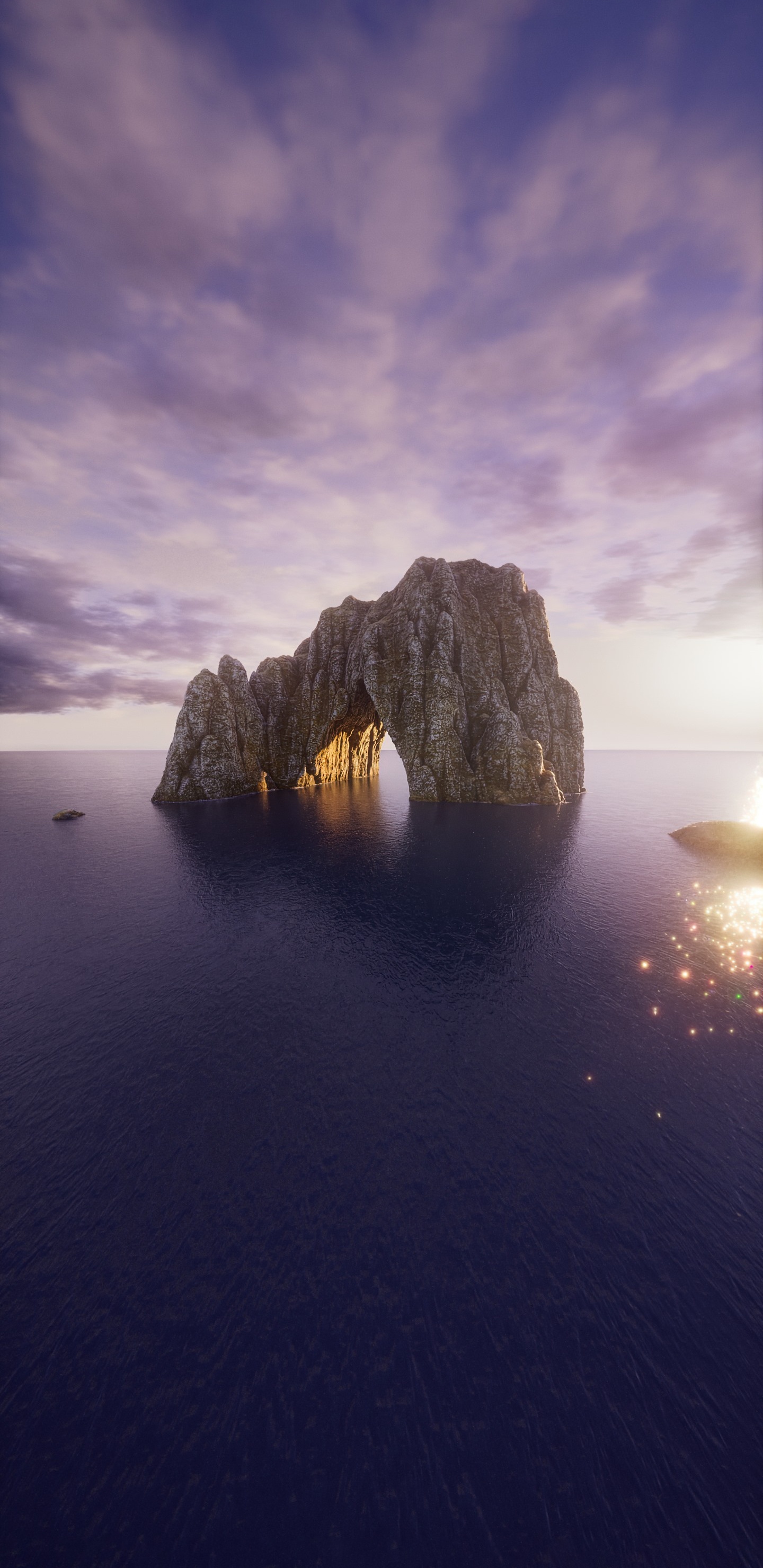 Mar, Agua, Ambiente, Paisaje Natural, la Luz Del Sol. Wallpaper in 1440x2960 Resolution