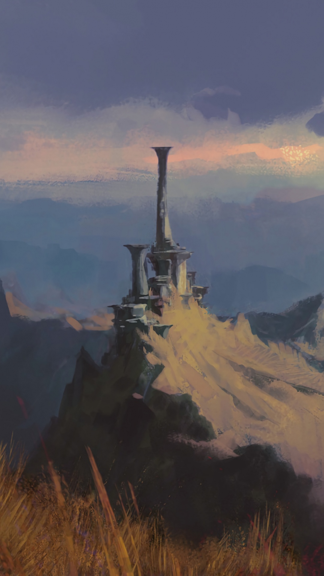 Montagne Blanche et Noire Sous Des Nuages Blancs Pendant la Journée. Wallpaper in 1080x1920 Resolution