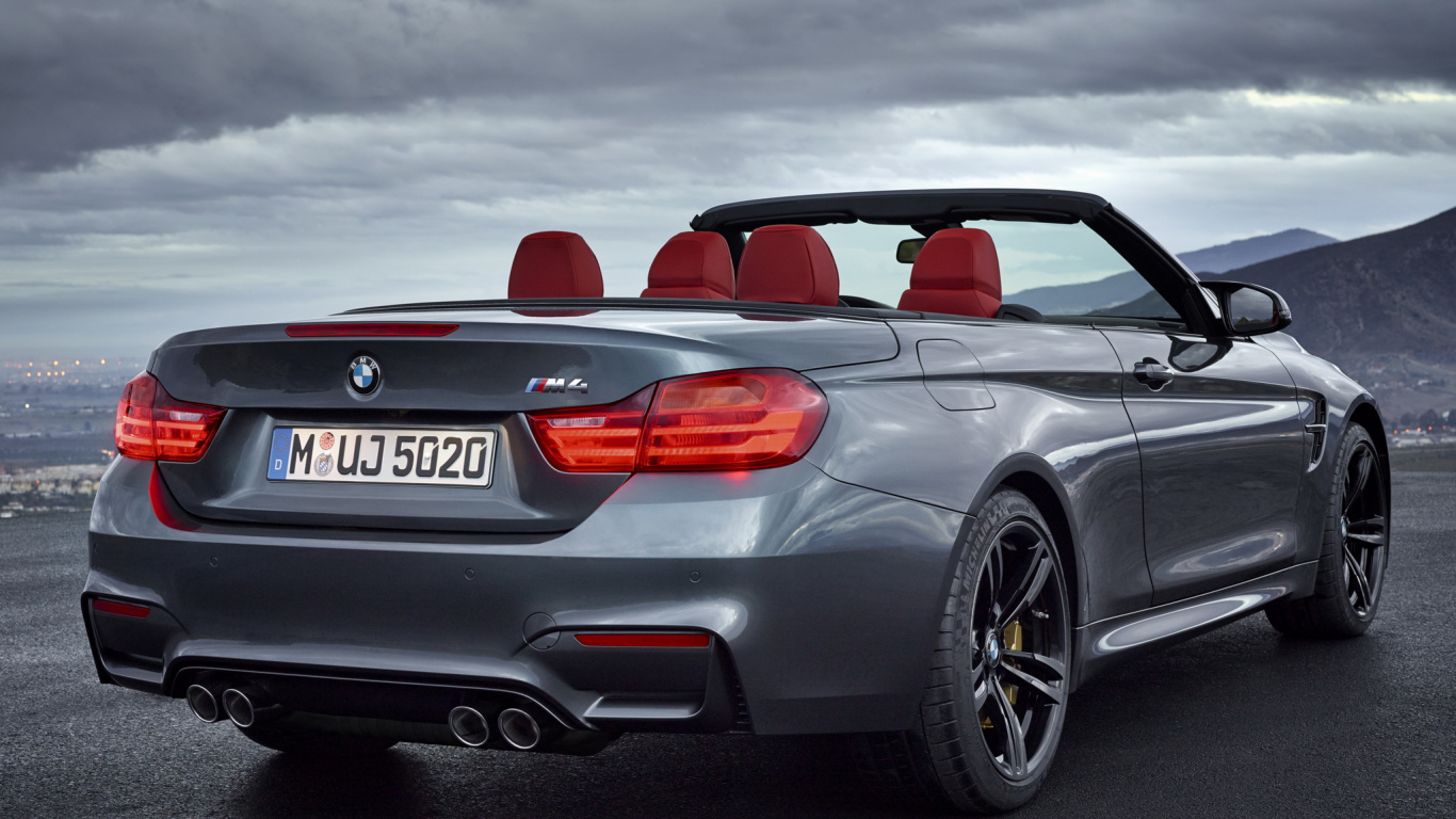 BMW 4 Series, Car, Bmw, 2015 BMW M4 Convertible, Convertible. Wallpaper in 1366x768 Resolution