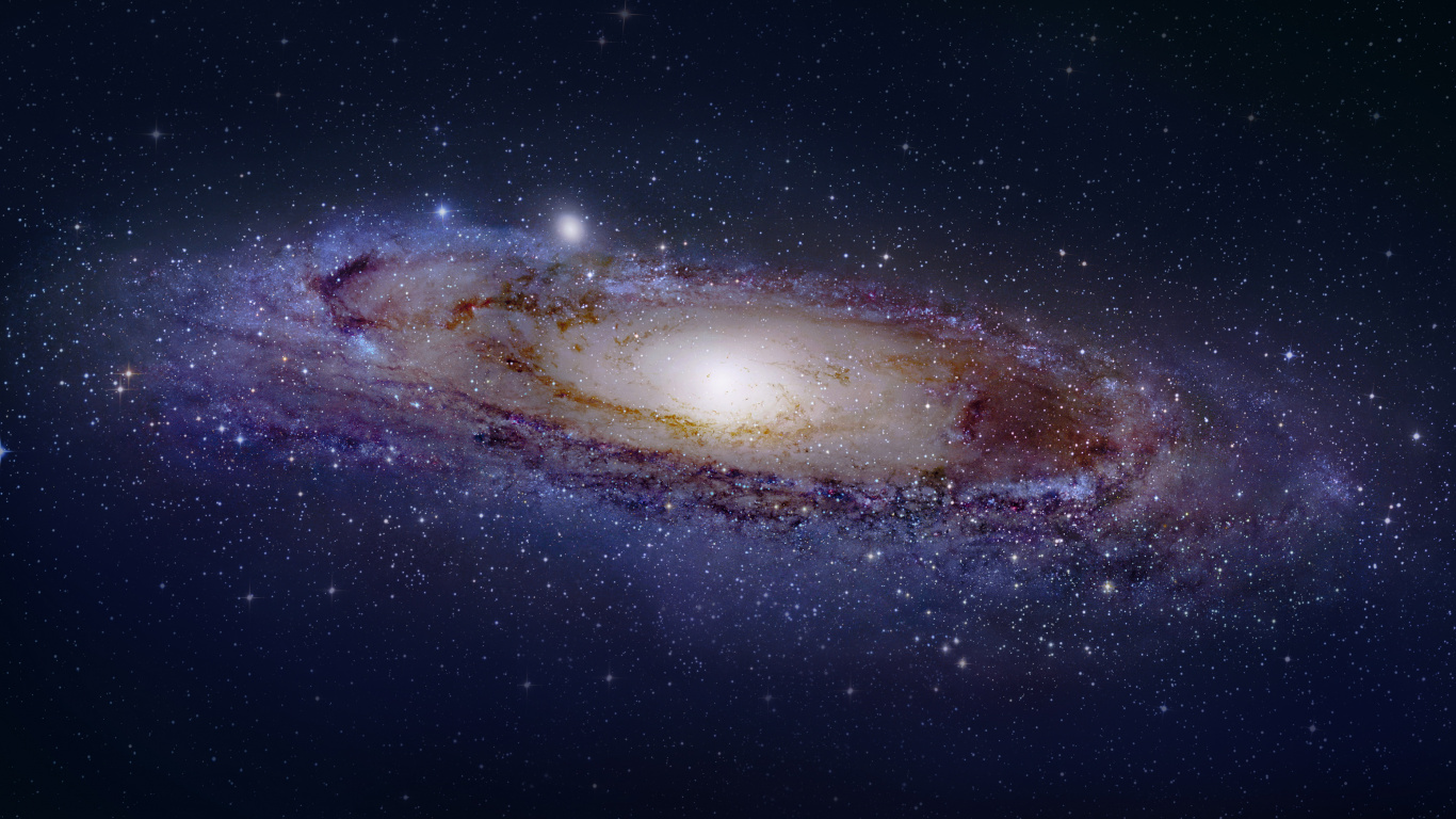 螺旋星系, 天文学, 外层空间, 气氛, 天文学对象 壁纸 1366x768 允许
