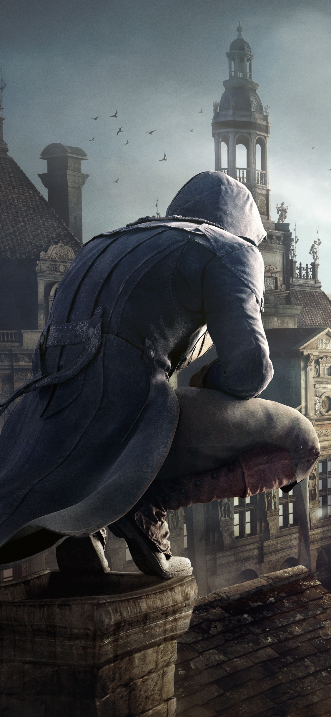 Assassins Creed Unity, Assassins Creed, Ubisoft, Arno Dorian, Obscurité. Wallpaper in 1125x2436 Resolution