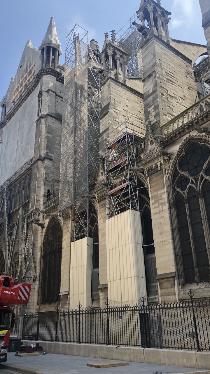 Notre Dame de Paris, Cathdrale Notre-Dame de Paris, Cathedral, Medieval Architecture, Architecture. Wallpaper in 720x1280 Resolution