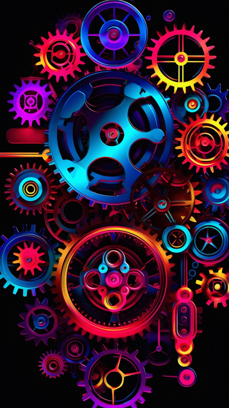 Graphisme, Moonaz, Android, IOS, Lumière. Wallpaper in 750x1334 Resolution