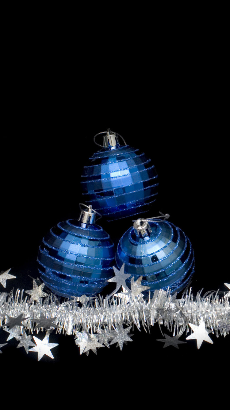 Christmas Day, Christmas Ornament, Tinsel, Christmas Tree, Darkness. Wallpaper in 750x1334 Resolution