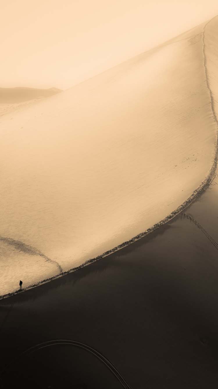 地球的气氛, 沙, 白色, 自然环境, Erg 壁纸 750x1334 允许