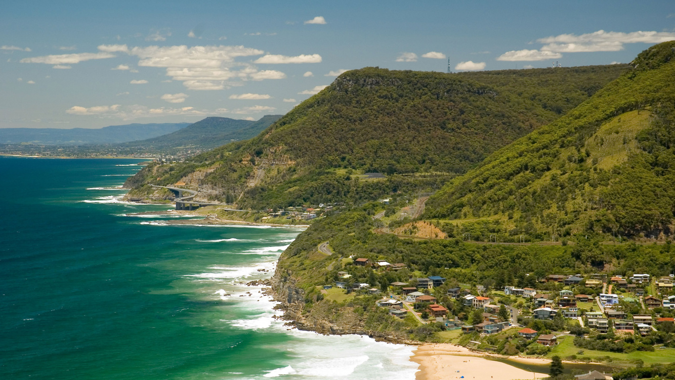 大海, 海岸, 海角, 岬, 岸边 壁纸 1366x768 允许