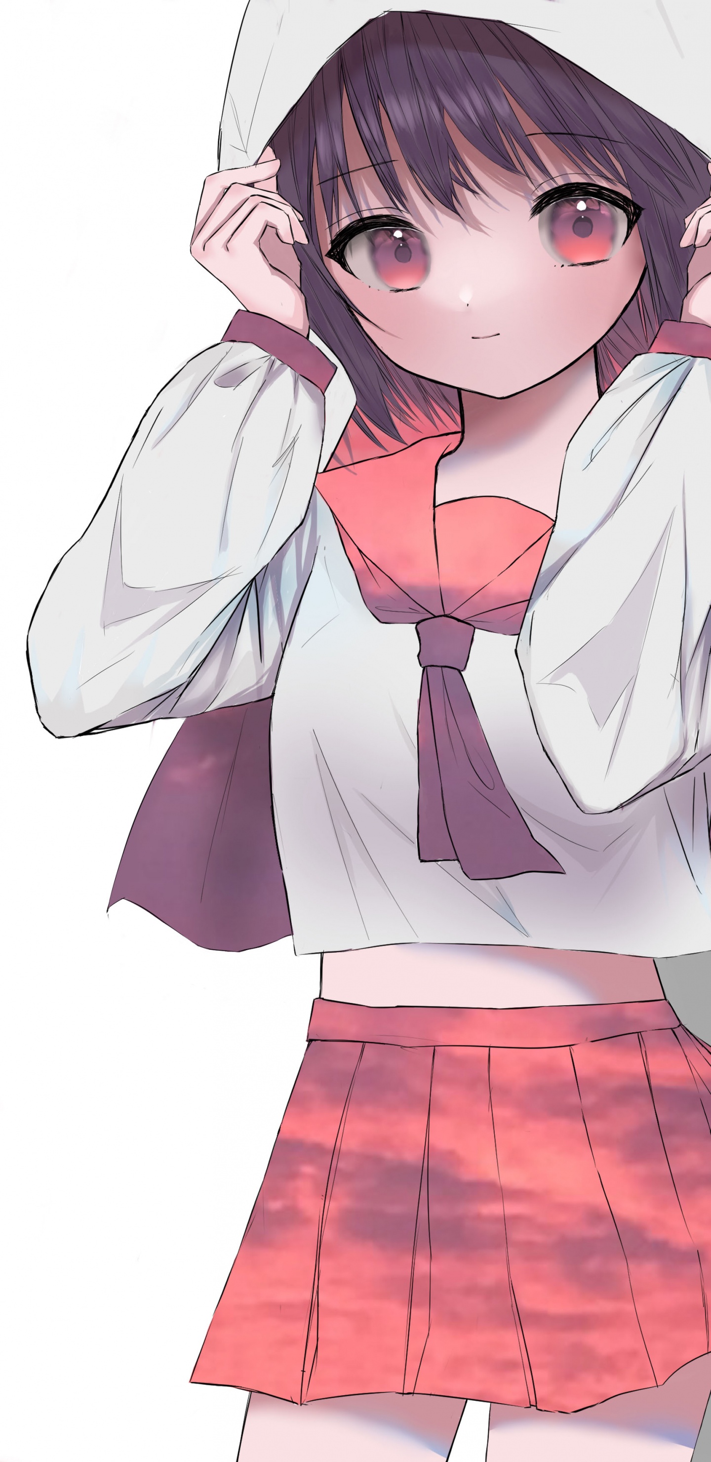 Anime Mit Umhang, Anime, Ärmel, Uniform, Haar. Wallpaper in 1440x2960 Resolution