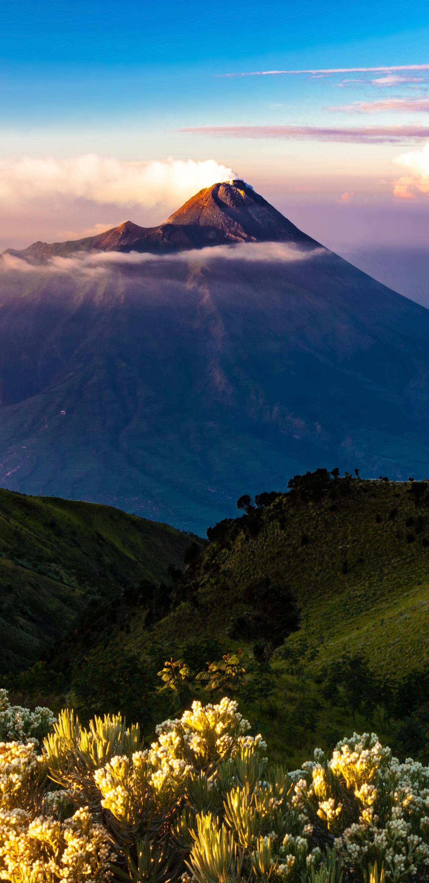 Mountainous Landforms, Mountain, Natural Landscape, Nature, Mountain Range. Wallpaper in 1440x2960 Resolution