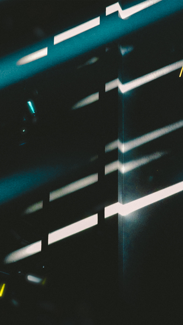 Efecto de Luz Negra y Azul. Wallpaper in 750x1334 Resolution