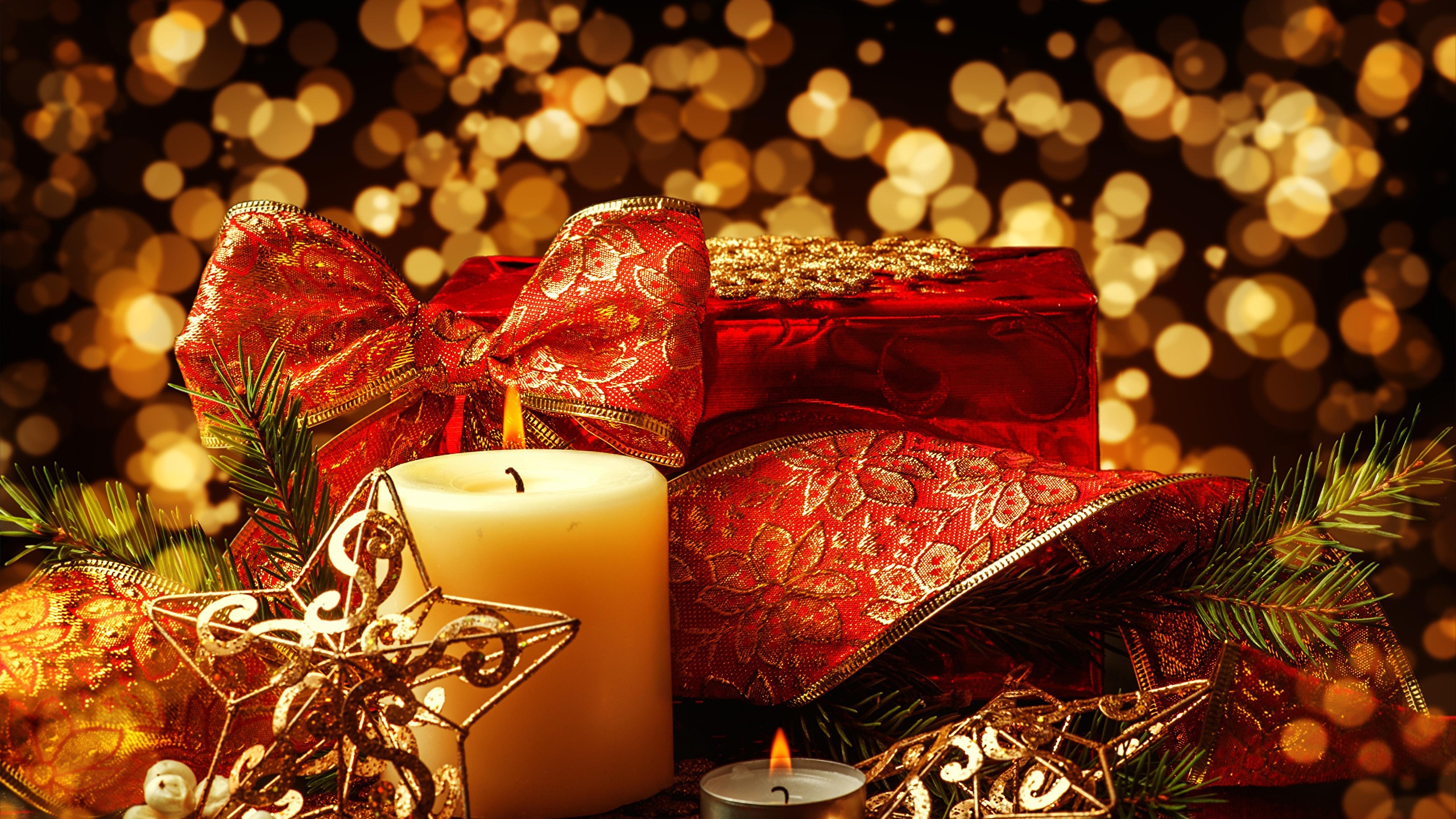 Christmas Day, Christmas Decoration, Candle, Christmas, Christmas Ornament. Wallpaper in 2560x1440 Resolution