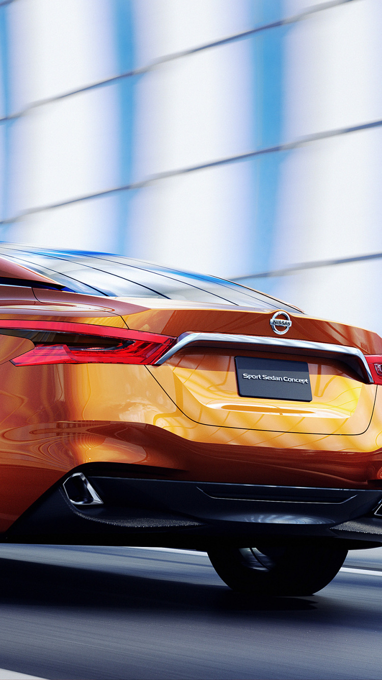 Orange Porsche 911 Parked Beside White Wall. Wallpaper in 750x1334 Resolution