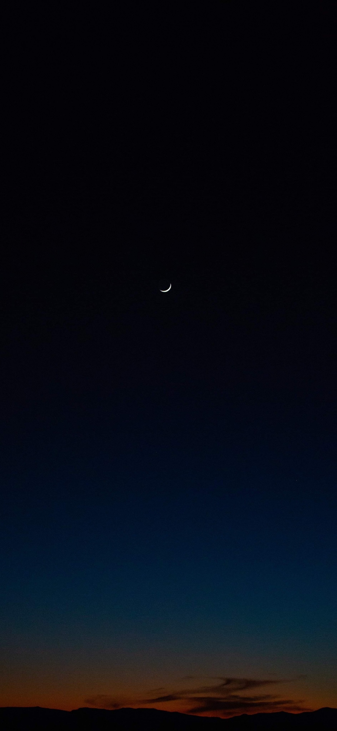 Moon, Atmosphere, Astronomy, Celestial Event, Horizon. Wallpaper in 1125x2436 Resolution