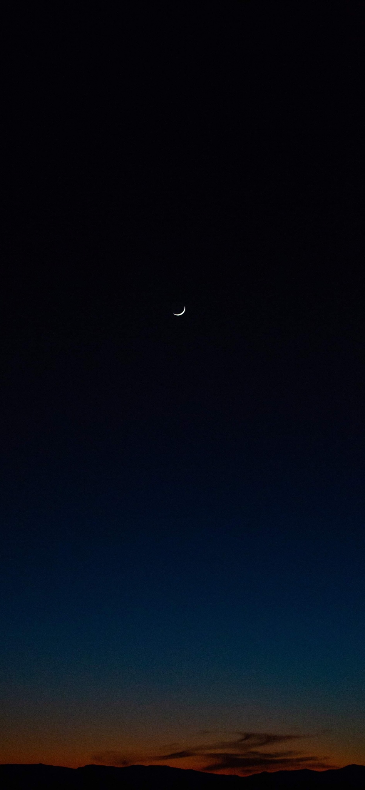 Moon, Atmosphere, Astronomy, Celestial Event, Horizon. Wallpaper in 1242x2688 Resolution