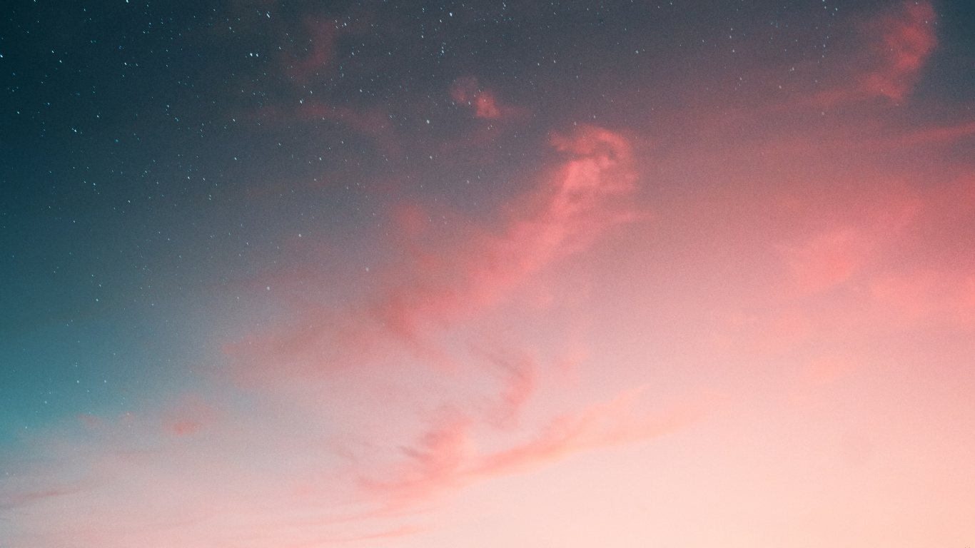 TikTok, Cloud, Atmosphere, Ecoregion, Moon. Wallpaper in 1366x768 Resolution