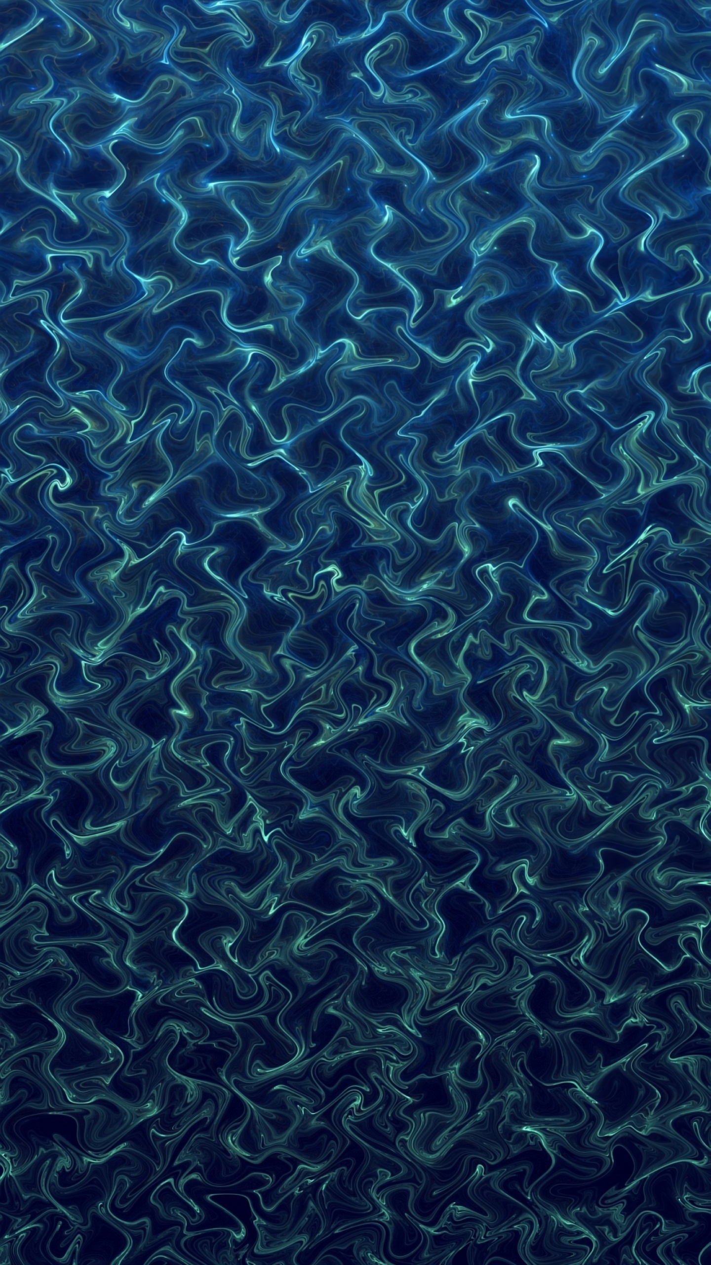 绿色的, 水下, 珊瑚, 钴蓝色的, 大海 壁纸 1440x2560 允许