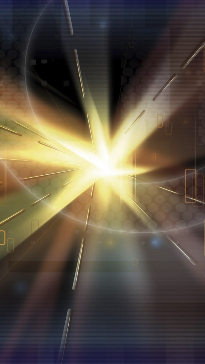 Blaue Und Weiße Lichtillustration. Wallpaper in 720x1280 Resolution