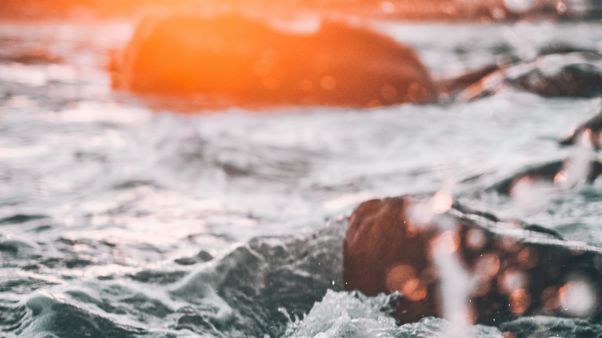 Eau, Mer, le Vent Vague, Rock, Plage. Wallpaper in 1920x1080 Resolution