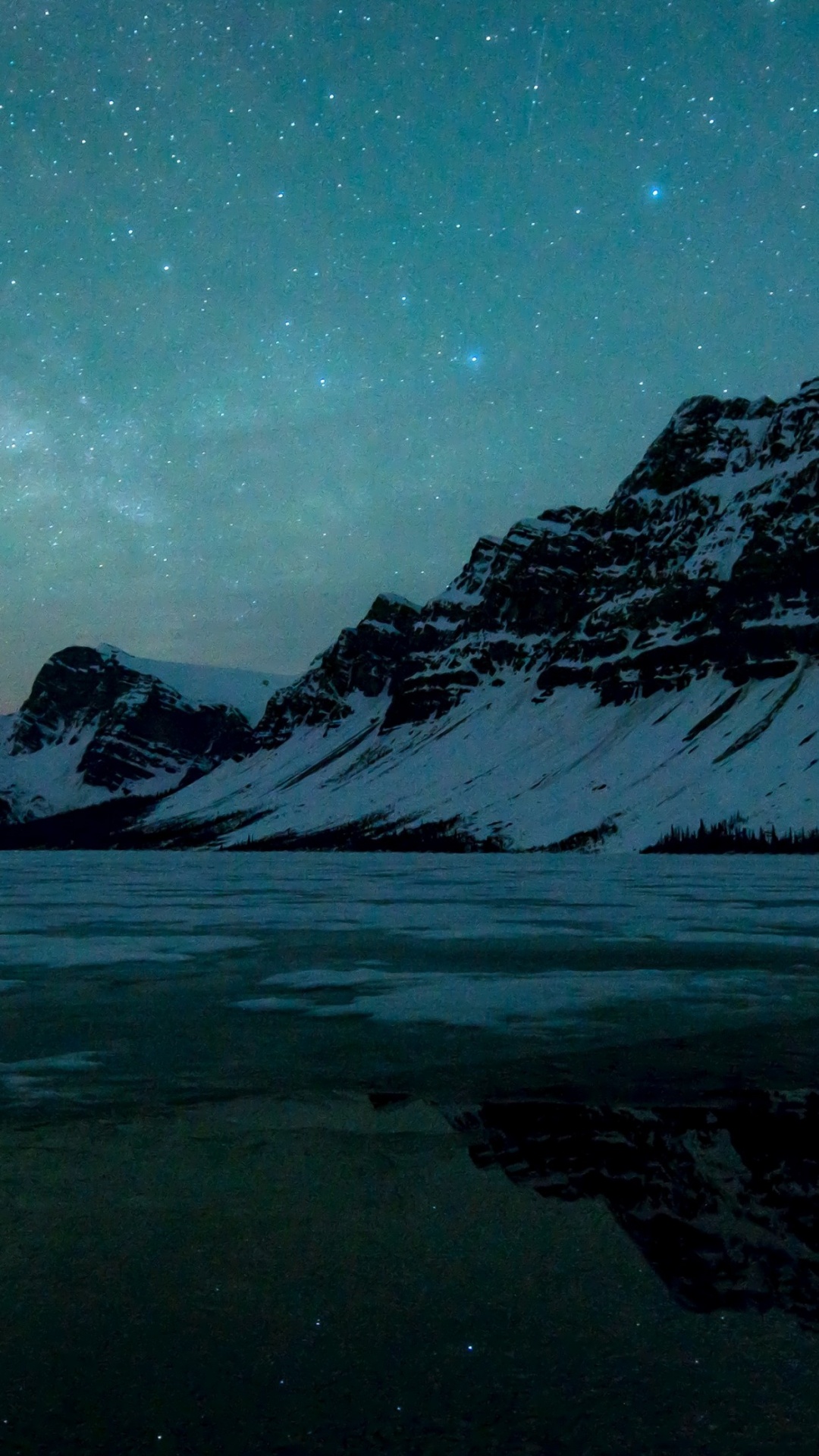 Bow Lake, See, Natur, Meer, Sound. Wallpaper in 1080x1920 Resolution