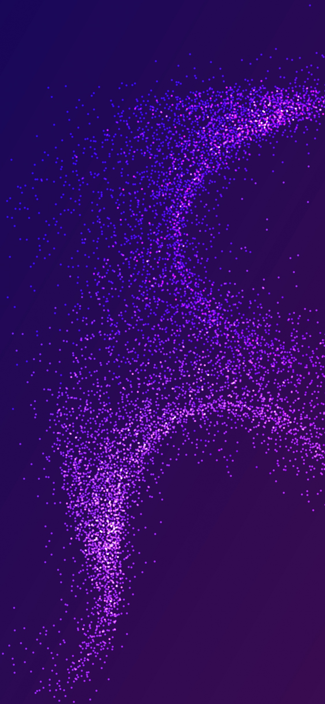 Smartphone, Purple, Violet, Water, Electric Blue. Wallpaper in 1125x2436 Resolution