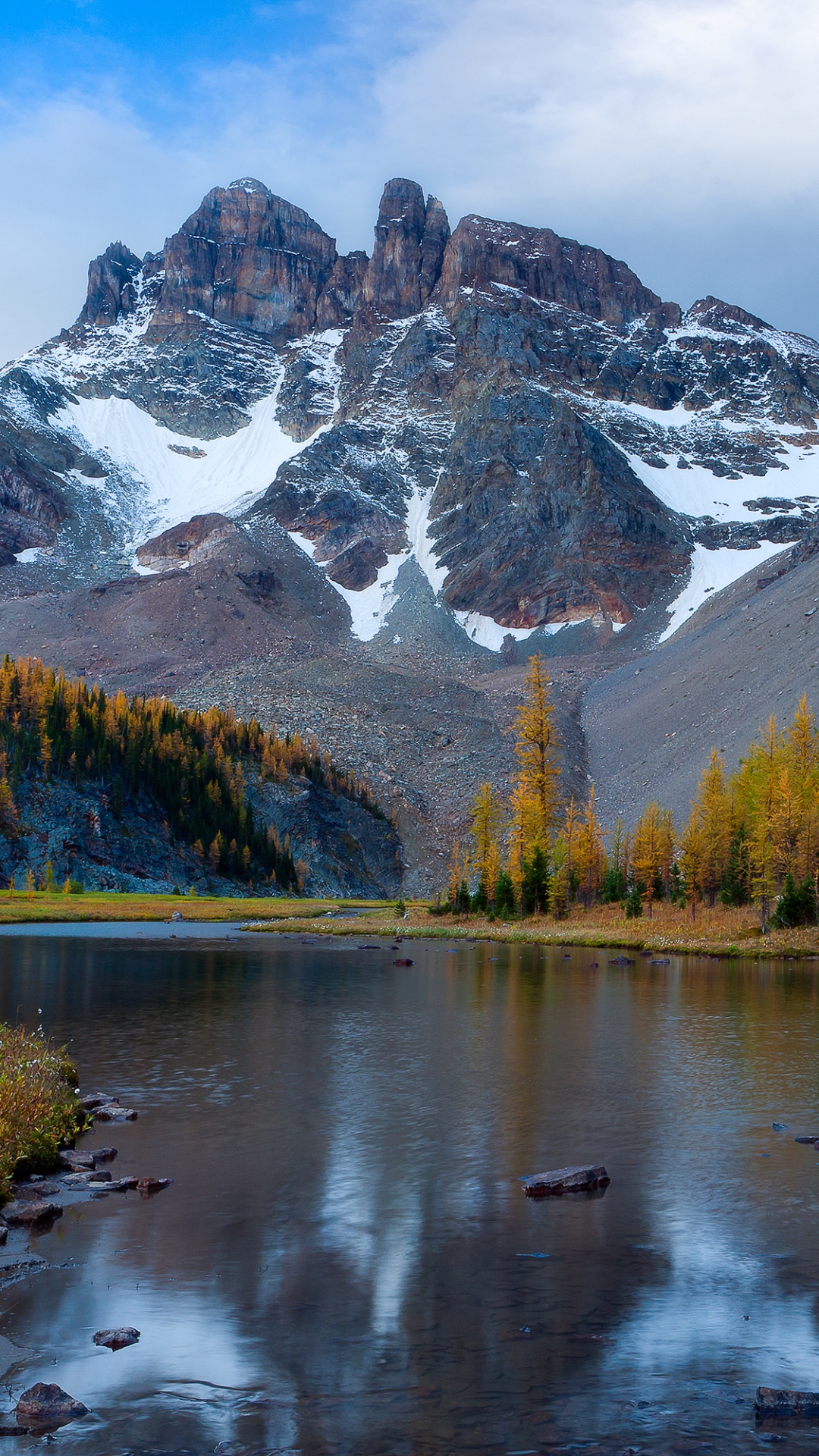 Lake Near Snow Covered Mountain During Daytime. Wallpaper in 1080x1920 Resolution