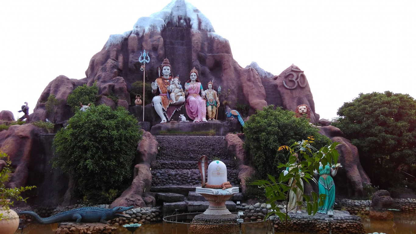 印度教寺庙, 寺庙, 旅游业, 历史站, 雕像 壁纸 1366x768 允许