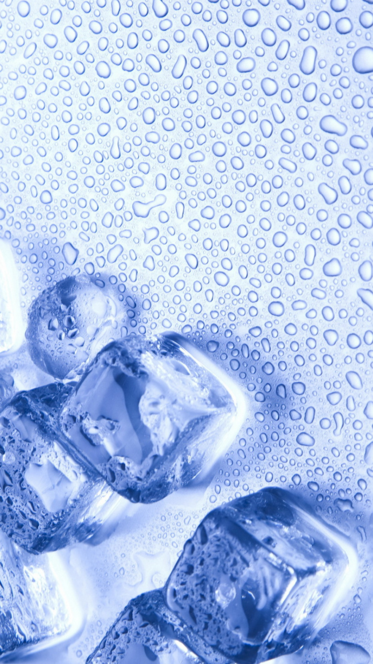 Cubo de Hielo, Agua, Azul, Azure, Agua Potable. Wallpaper in 750x1334 Resolution