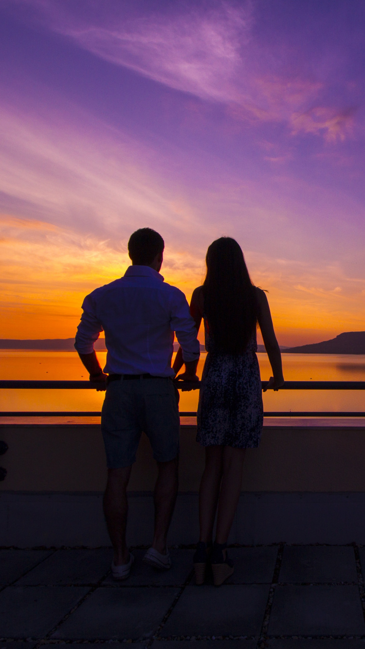 Sunset, Horizon, Afterglow, Dusk, Evening. Wallpaper in 750x1334 Resolution