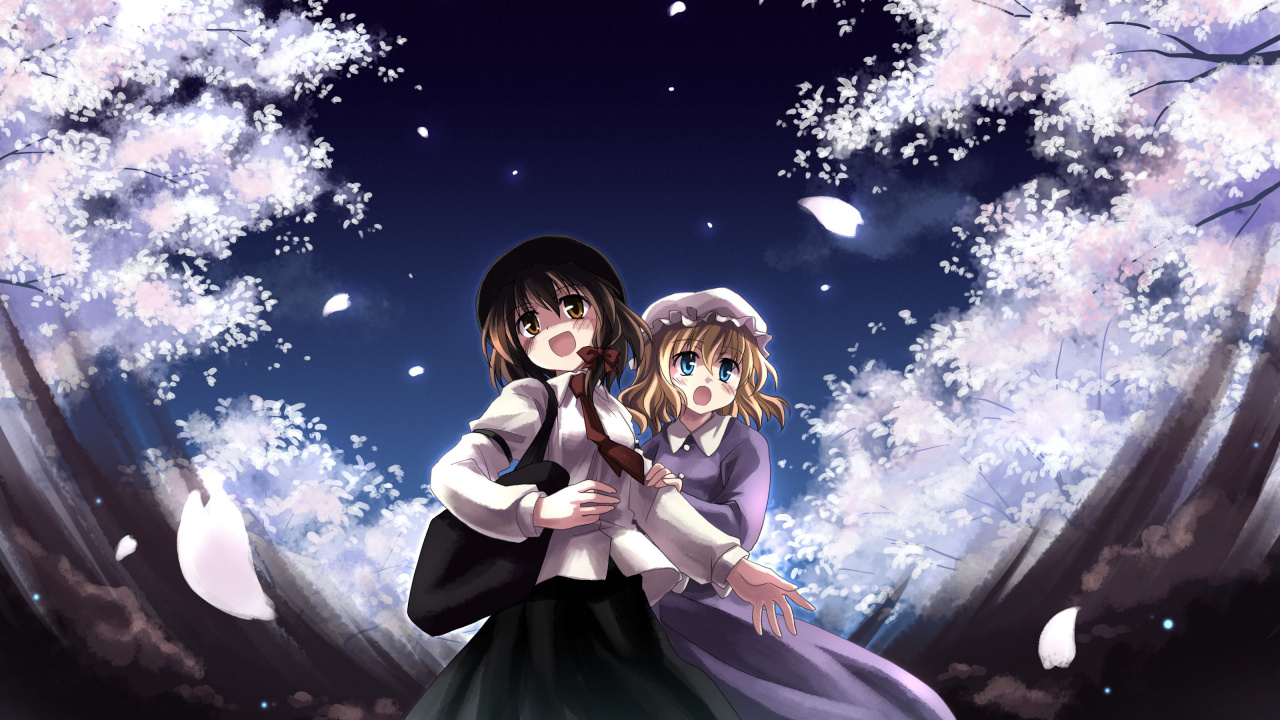 Mädchen im Weißen Kleid Anime-Charakter. Wallpaper in 1280x720 Resolution