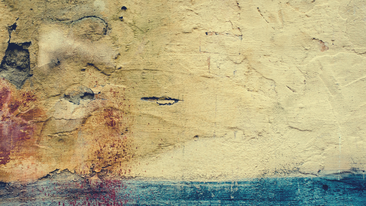 Pintura Abstracta Marrón Azul y Rojo. Wallpaper in 1280x720 Resolution