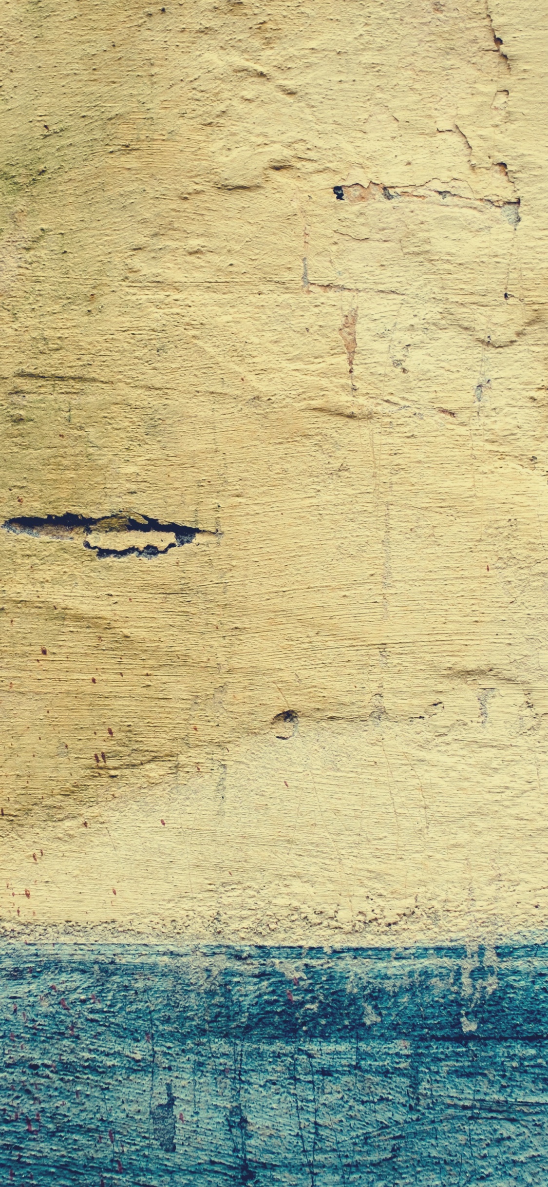 Peinture Abstraite Marron Bleu et Rouge. Wallpaper in 1125x2436 Resolution