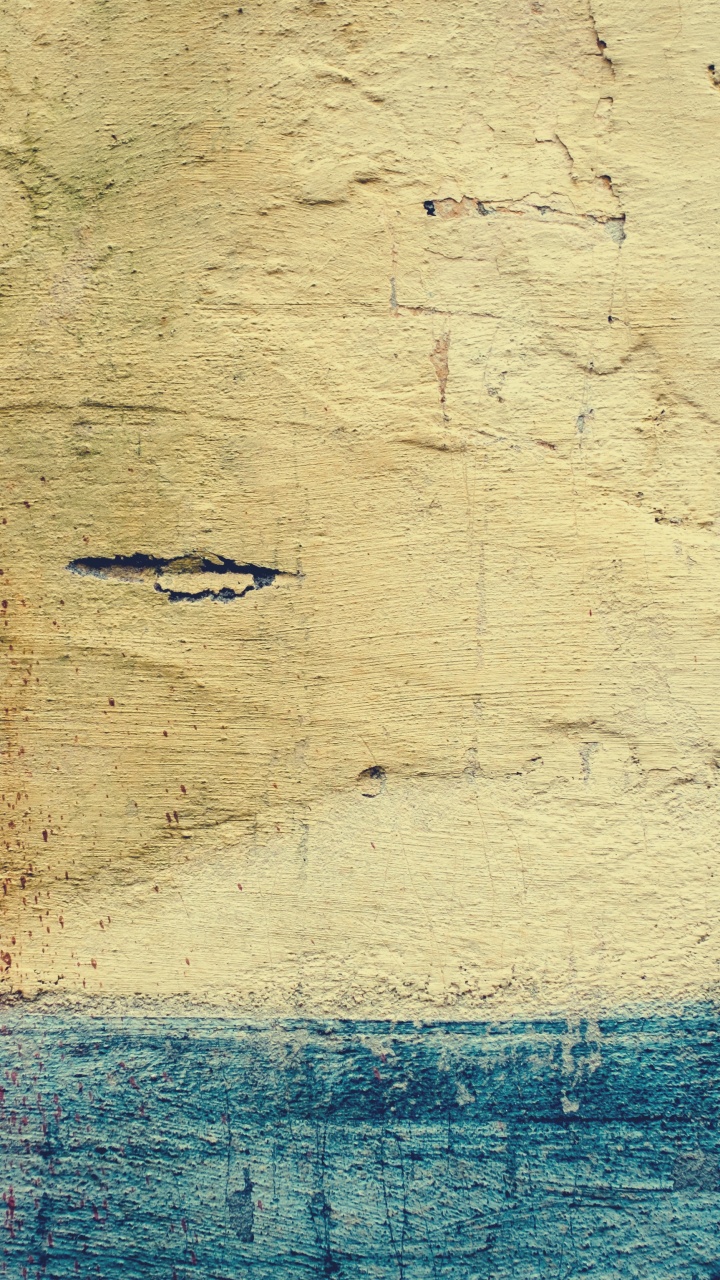 Peinture Abstraite Marron Bleu et Rouge. Wallpaper in 720x1280 Resolution