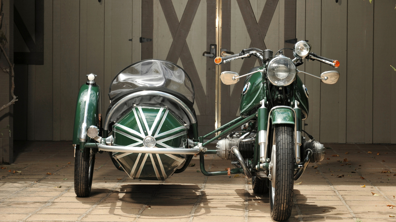 新宝马AG, 三轮, Steib 金属结构, 宝马摩托车, 经典的 壁纸 1280x720 允许