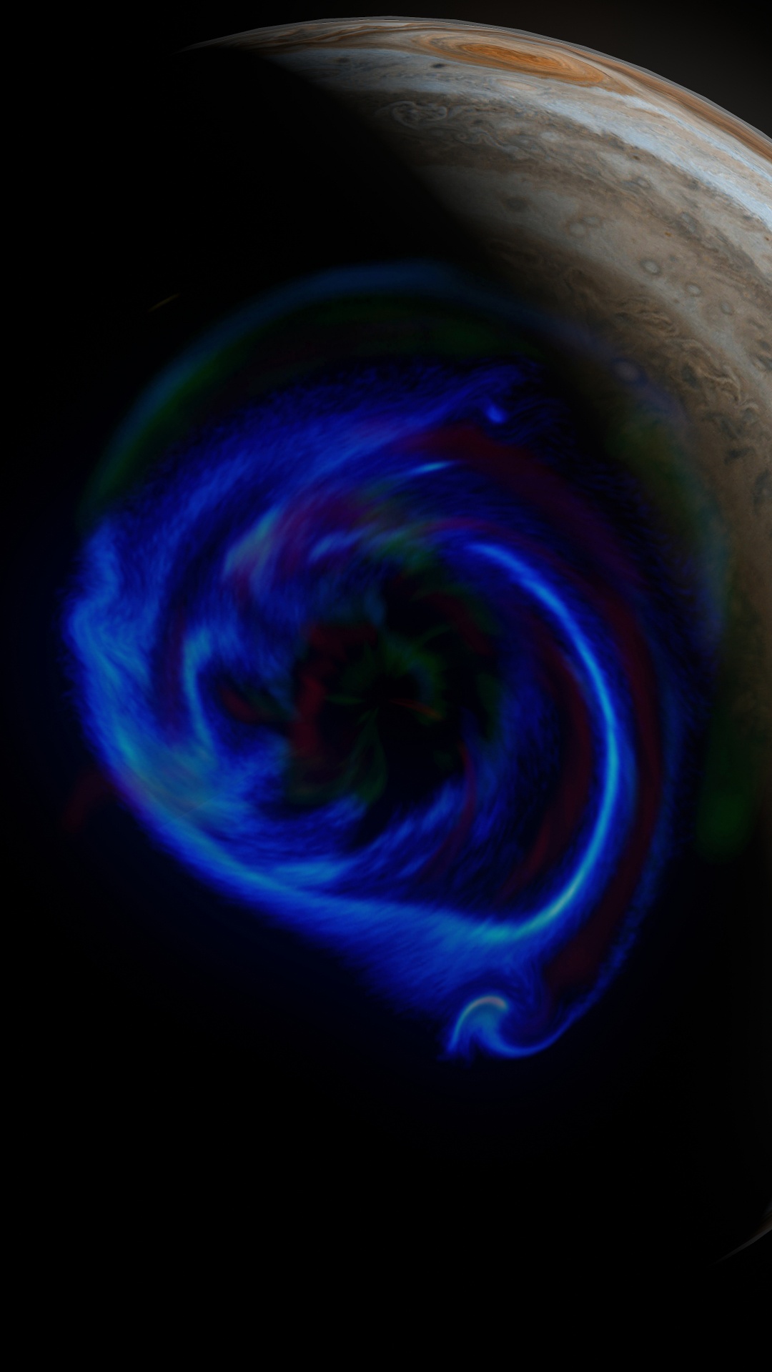 Ilustración de Luz Azul y Blanca. Wallpaper in 1080x1920 Resolution