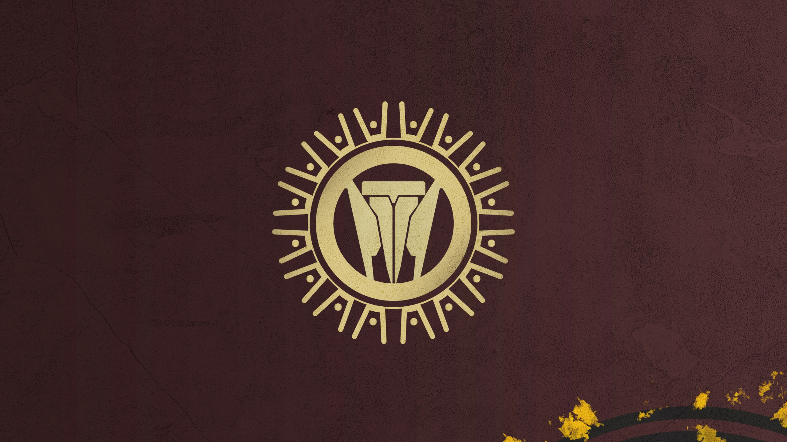 Destiny 2 Shadowkeep, Brown, Symbole, Cercle, Emblème. Wallpaper in 2560x1440 Resolution