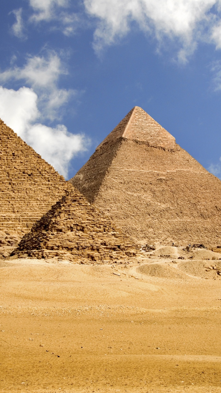 Pyramide Sous Ciel Bleu Pendant la Journée. Wallpaper in 720x1280 Resolution