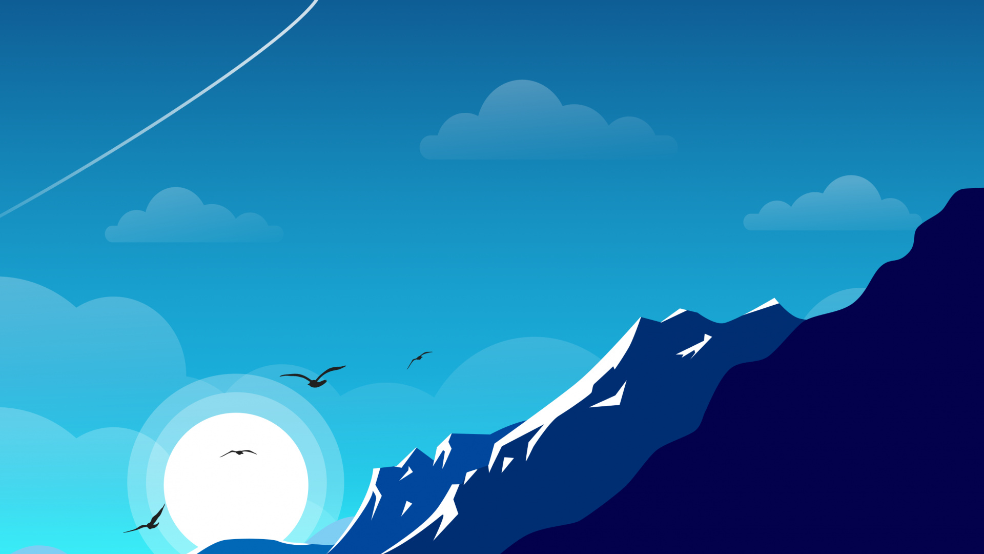 Super Retina, Ilustración, Agua, Ambiente, Azure. Wallpaper in 1920x1080 Resolution