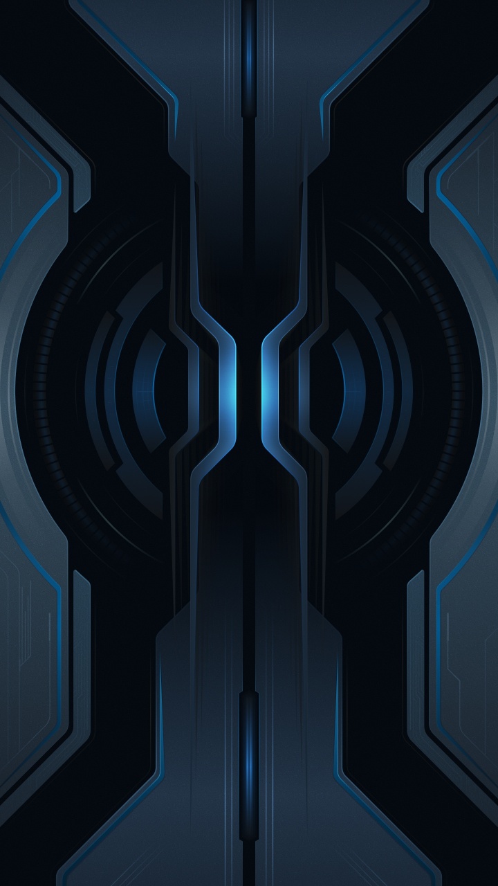 Xiaomi, Blackshark 2 Pro, Xiaomi Requin Noir 2, Android, Azure. Wallpaper in 720x1280 Resolution