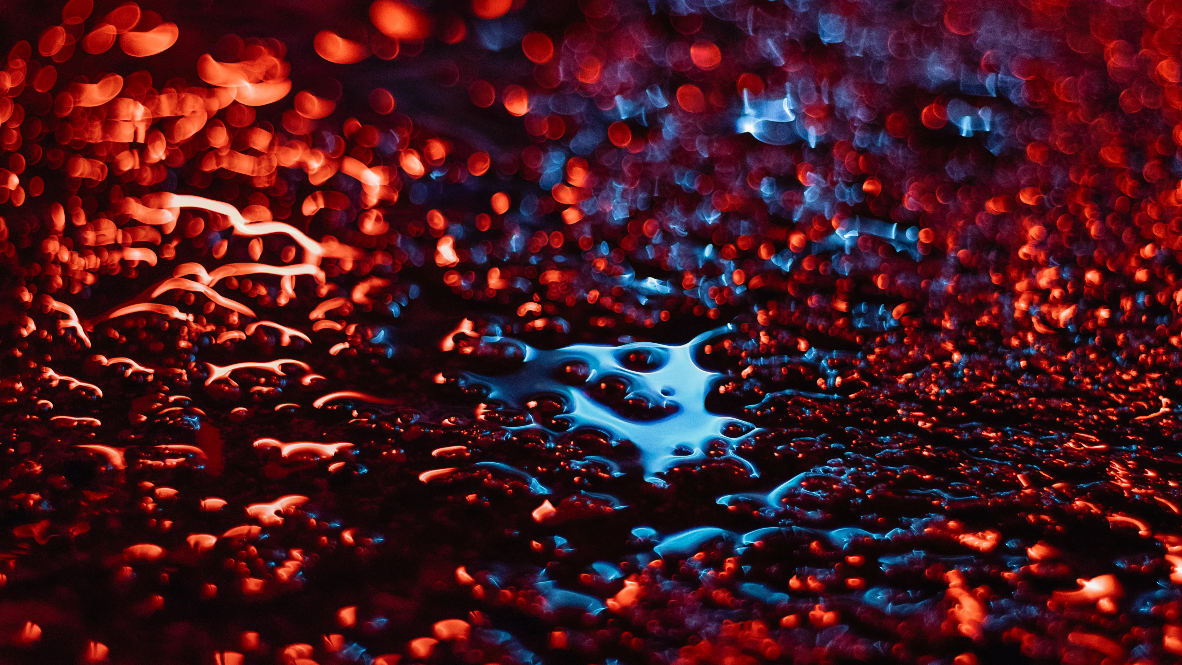 Agua, Rojo, Azul, Lluvia, Precipitación. Wallpaper in 3840x2160 Resolution