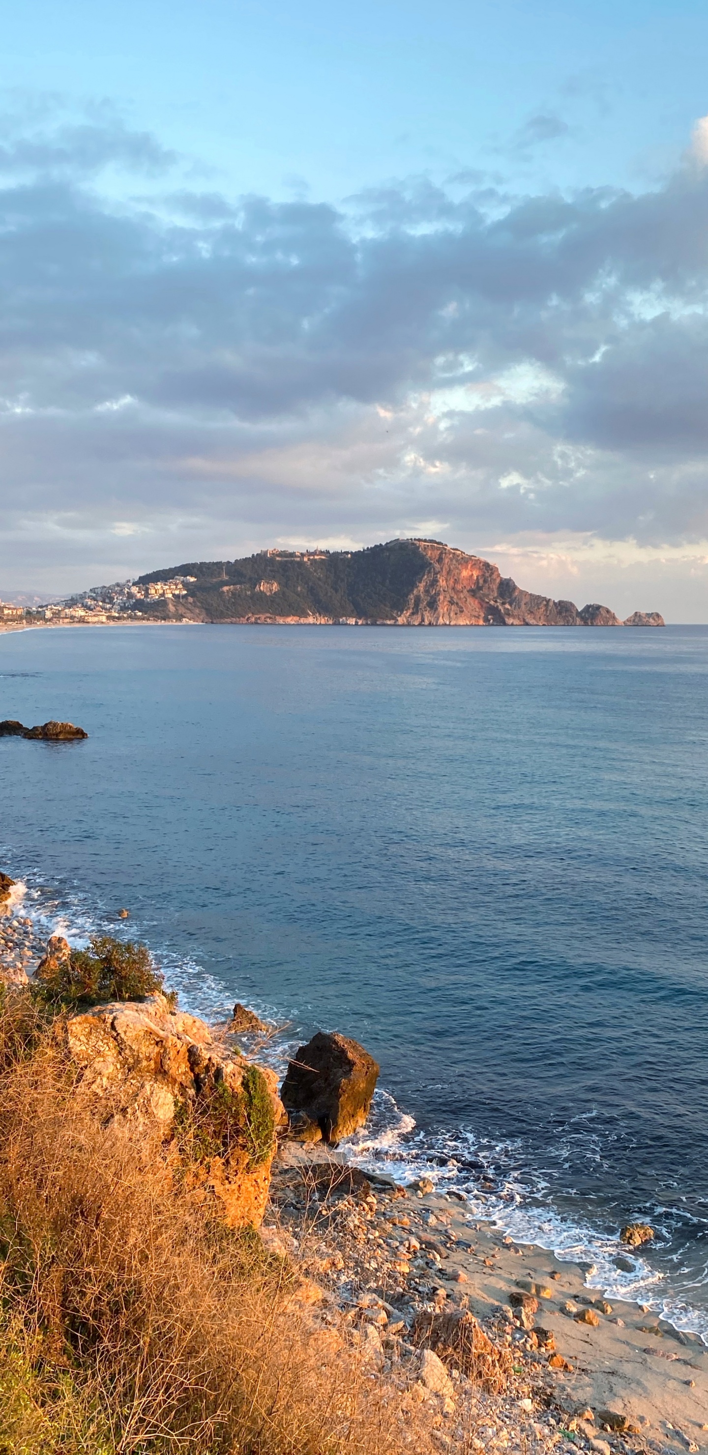 Playa de Cleopatra, Agua, Azure, Montaña, Paisaje Natural. Wallpaper in 1440x2960 Resolution