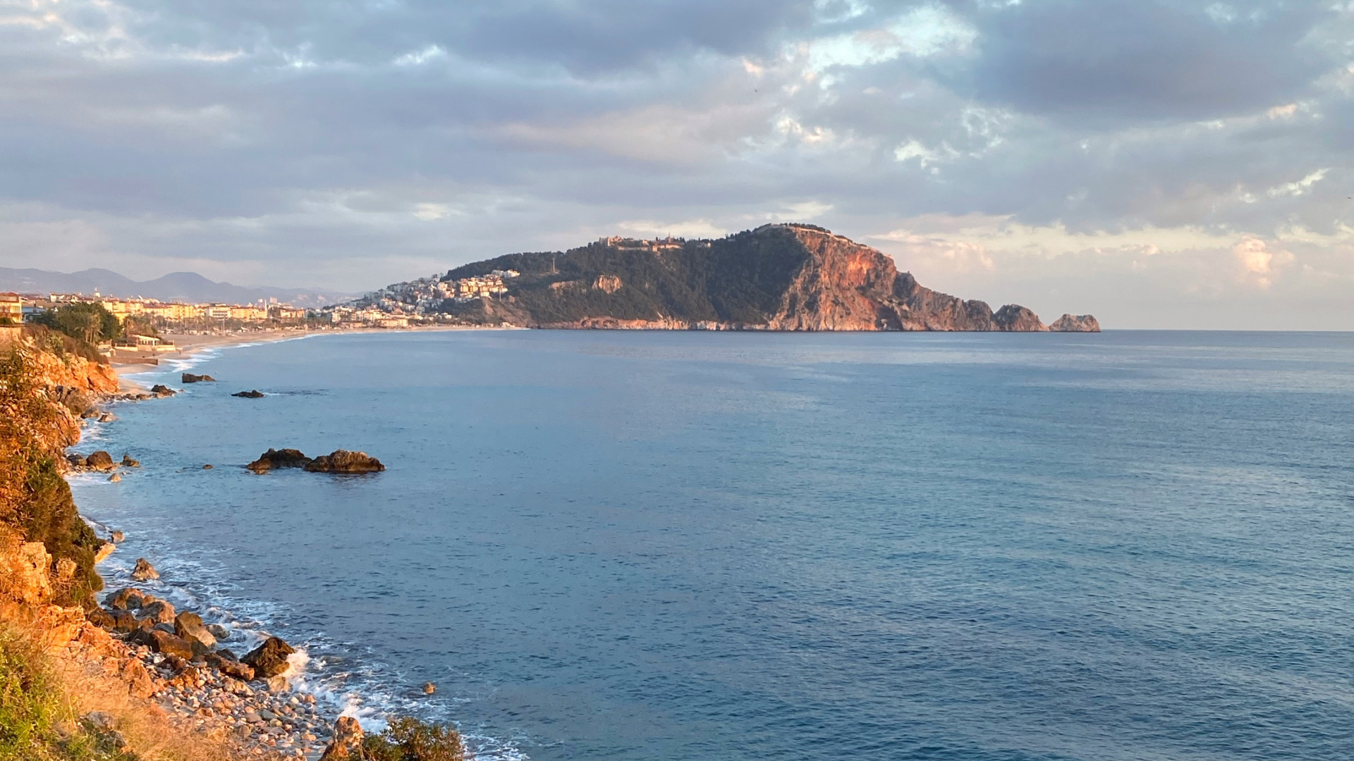 Playa de Cleopatra, Agua, Azure, Montaña, Paisaje Natural. Wallpaper in 1920x1080 Resolution
