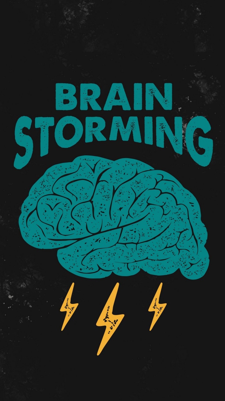 Poster, Graphic Design, Logo, Teal, Brain. Wallpaper in 720x1280 Resolution