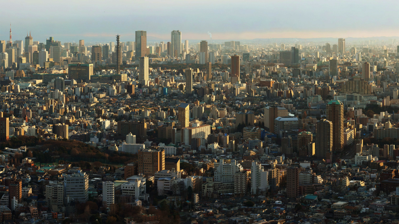 Vista Aérea de Los Edificios de la Ciudad Durante el Día.. Wallpaper in 1280x720 Resolution