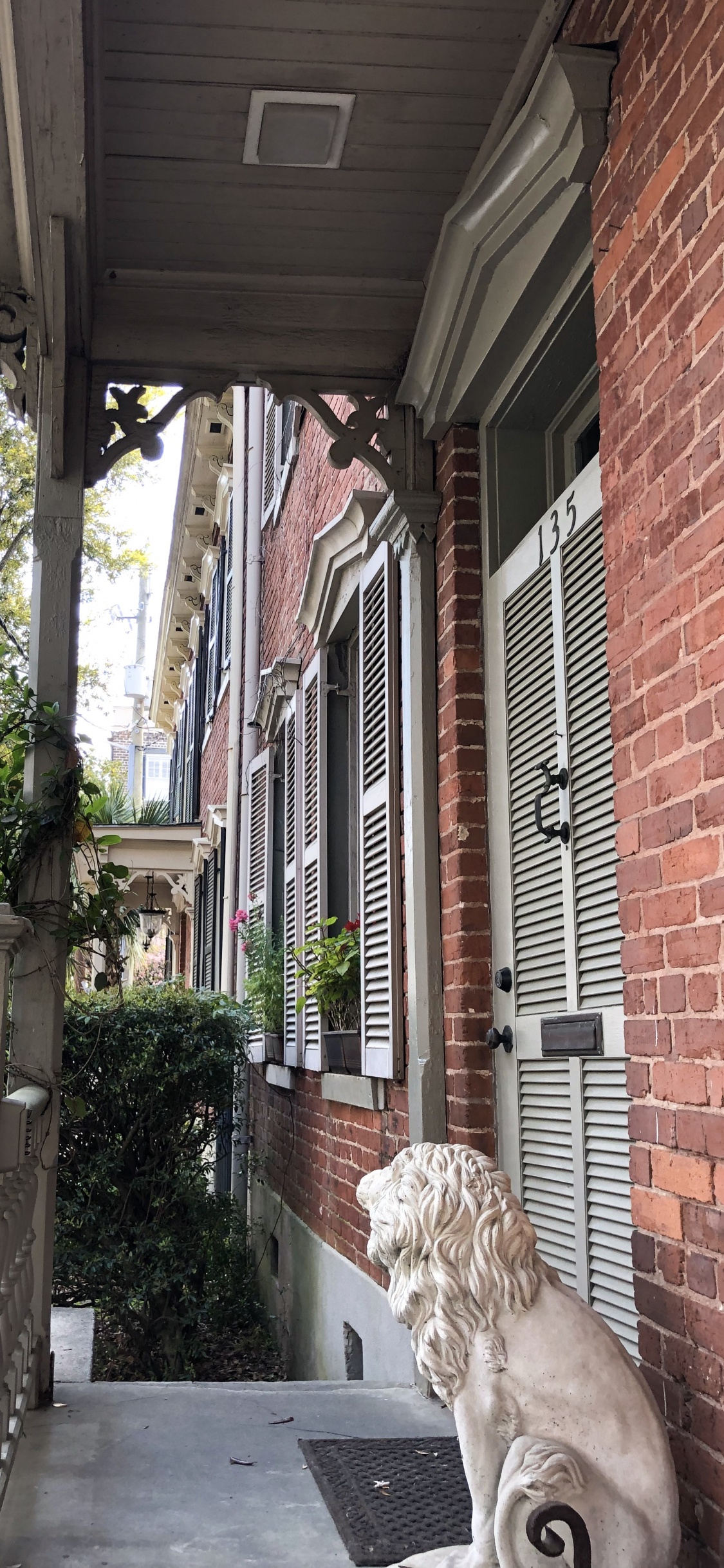 House, Porch, Real Estate, Neighbourhood, Brick. Wallpaper in 1125x2436 Resolution