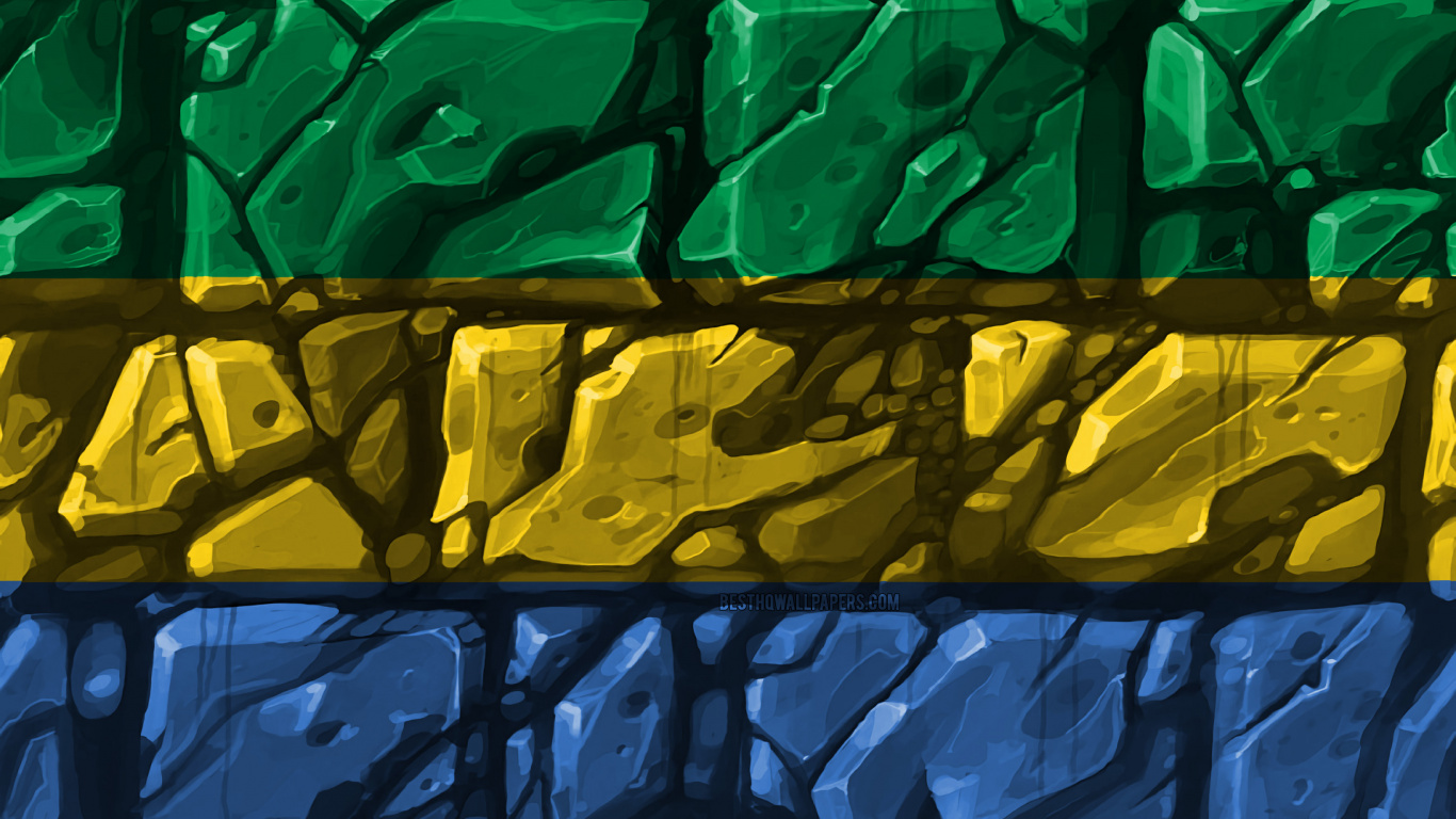 Panel de Vidrio Azul y Amarillo. Wallpaper in 1366x768 Resolution