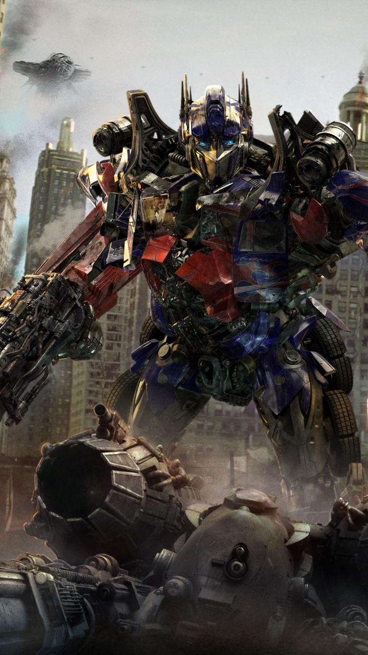 Optimus Prime, Action, Série Studio Transformers, Mecha, Machine. Wallpaper in 720x1280 Resolution